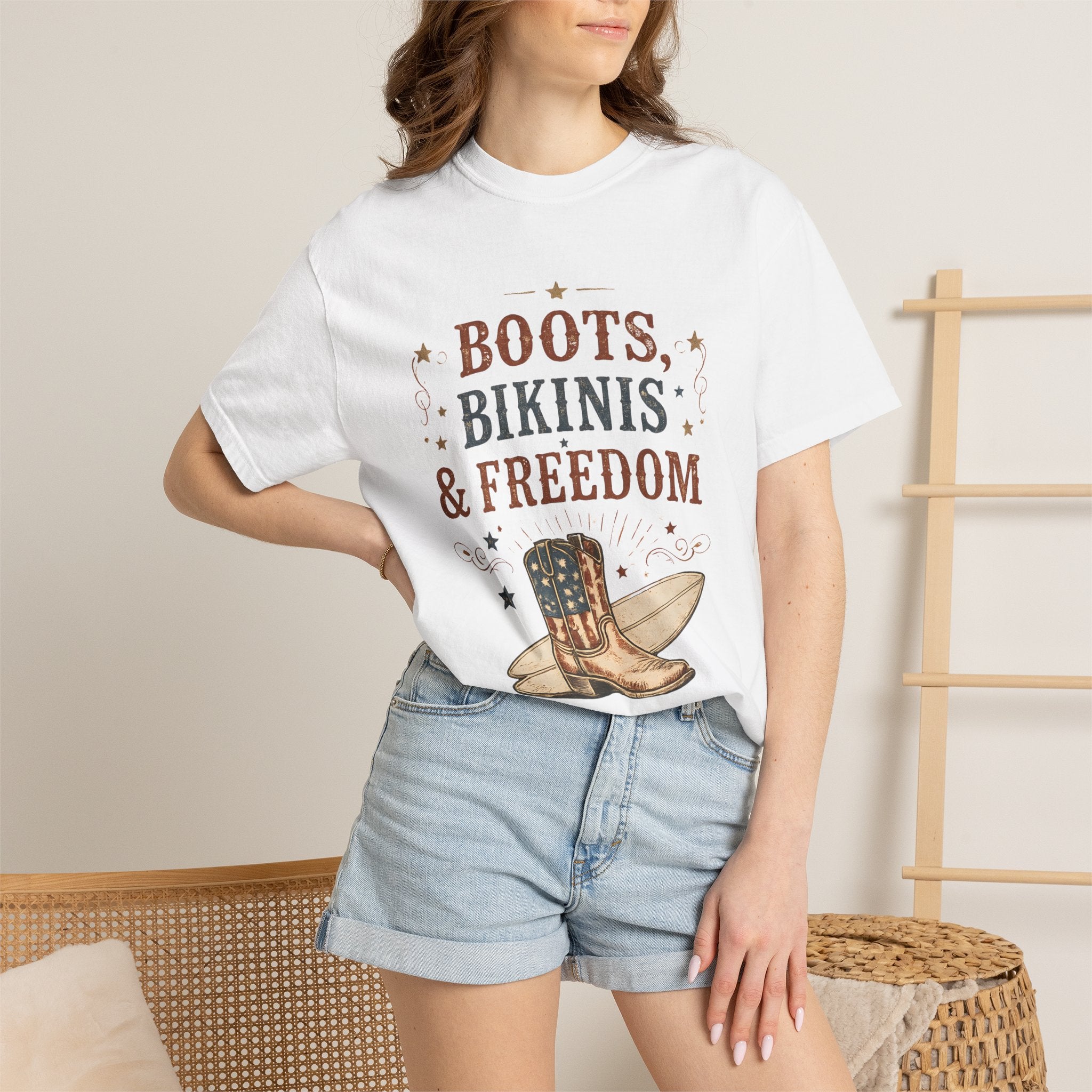 Boots Bikinis Freedom Tee | Comfort Colors 1717