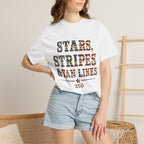 Stars Stripes Tan Lines Tee | Comfort Colors 1717