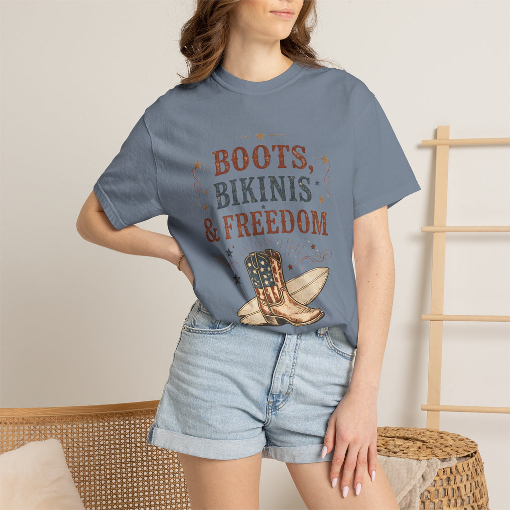 Boots Bikinis Freedom Tee | Comfort Colors 1717