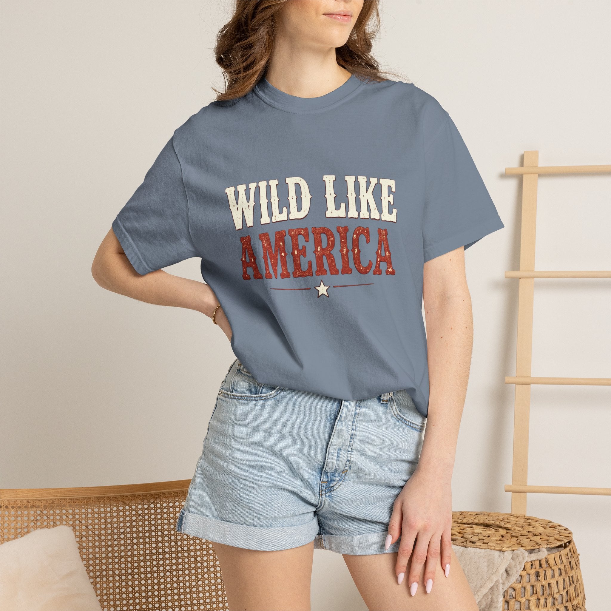 Wild Like America Tee | Comfort Colors 1717