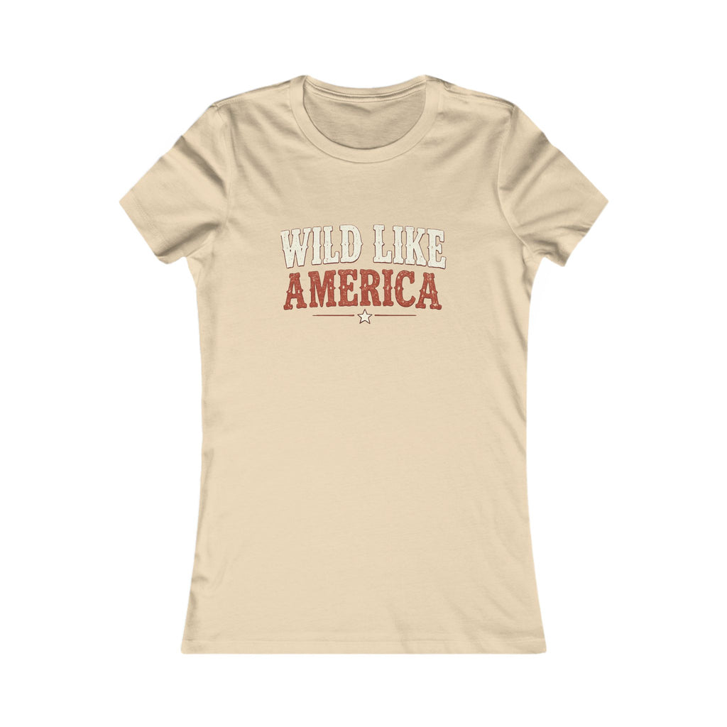 Wild Like America Tee | Bella+Canvas 6004