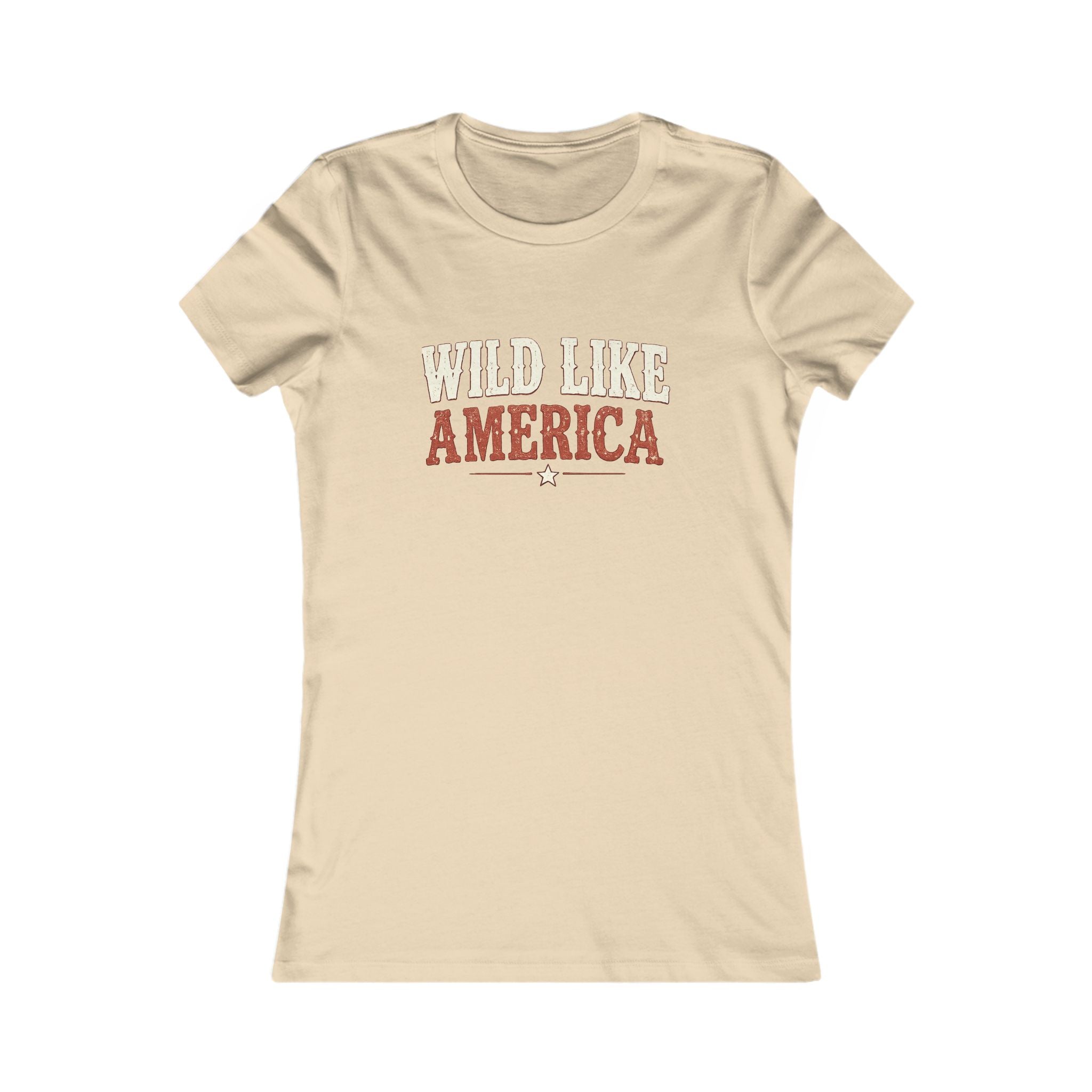 Wild Like America Tee | Bella+Canvas 6004