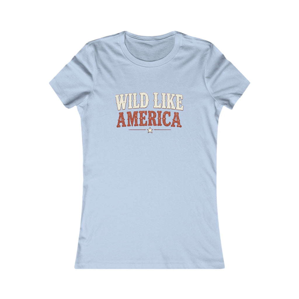 Wild Like America Tee | Bella+Canvas 6004
