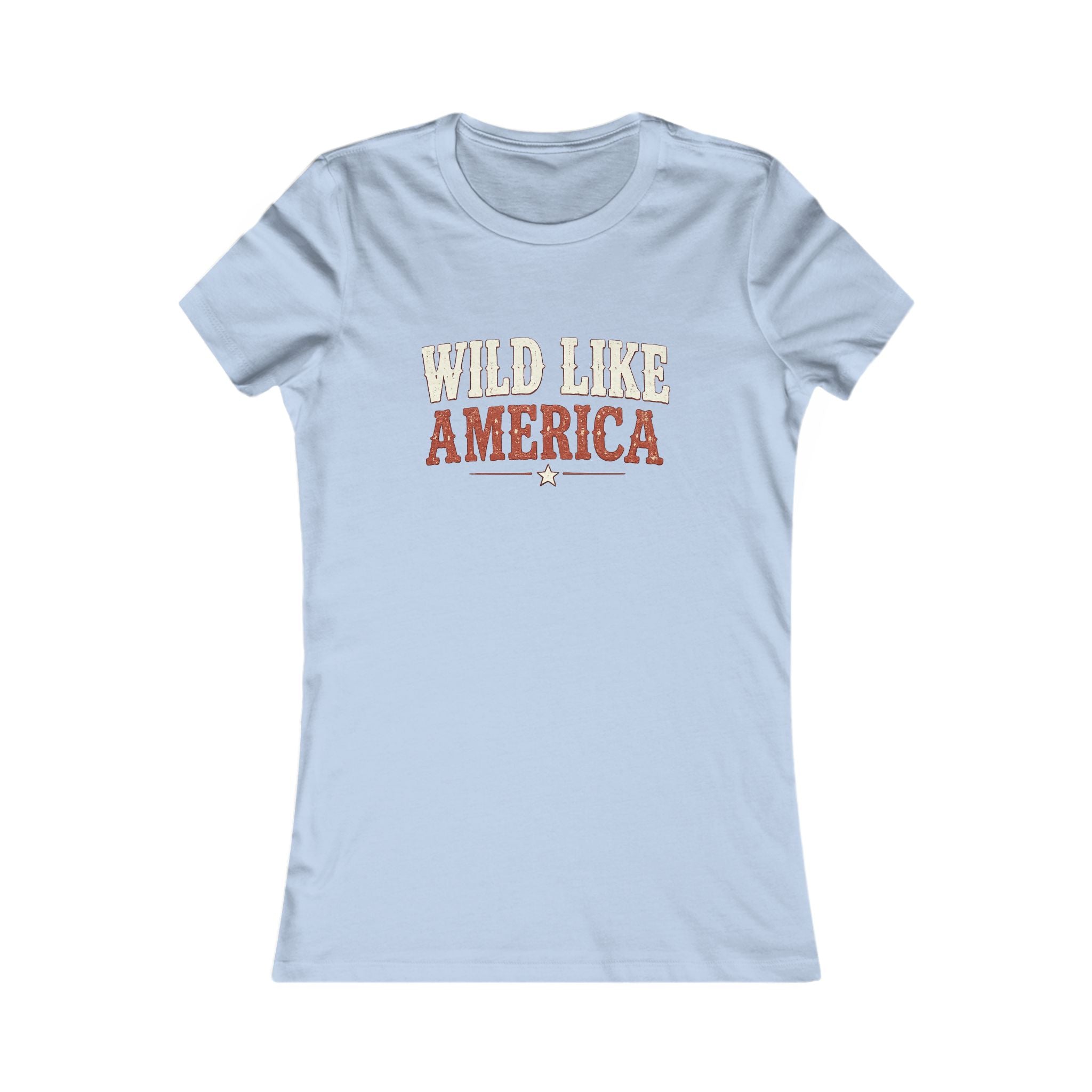 Wild Like America Tee | Bella+Canvas 6004