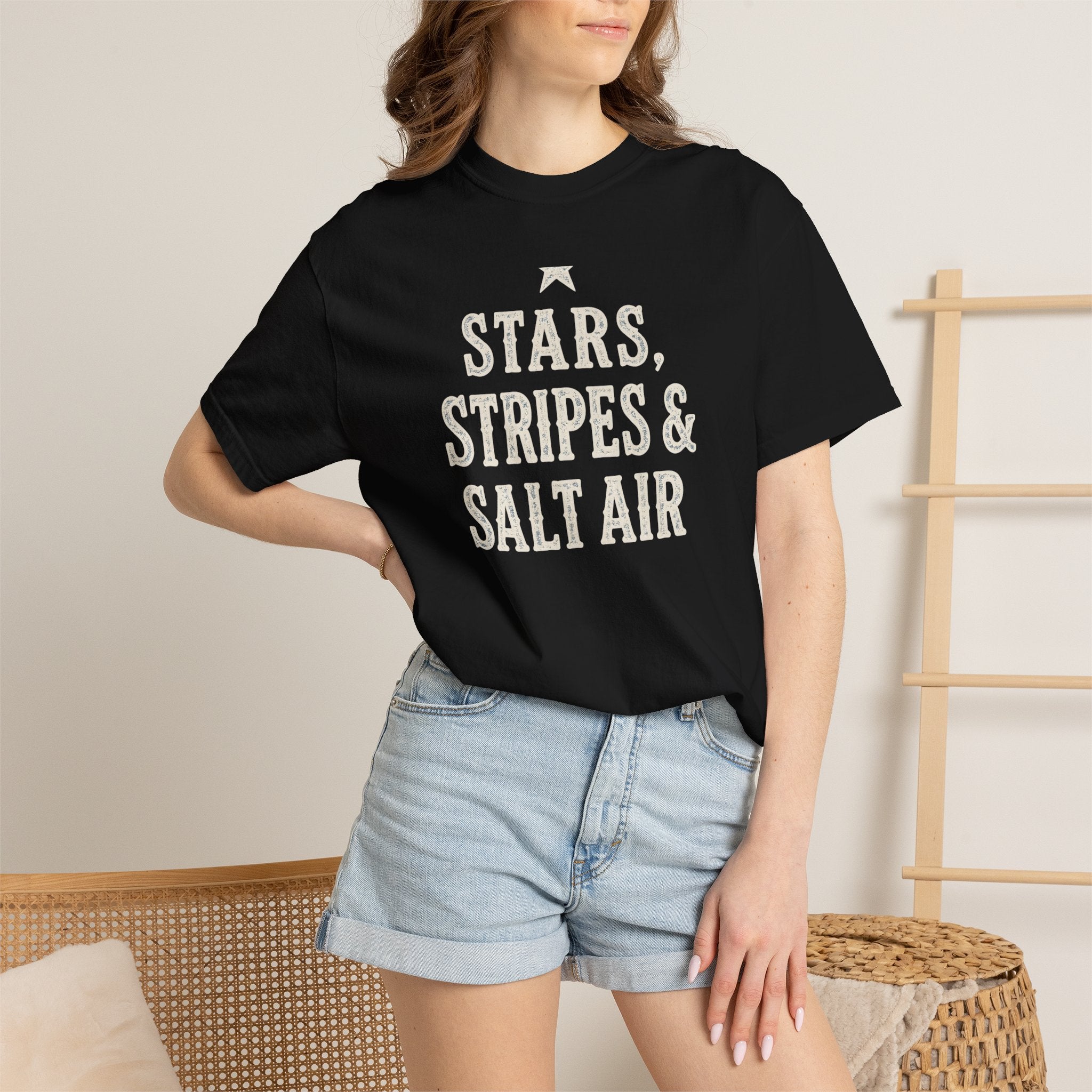Stars Stripes Salt Air Tee | Comfort Colors 1717