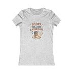 Boots Bikinis Freedom Tee | Bella+Canvas 6004