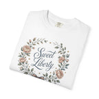 Sweet Liberty Floral Tee | Comfort Colors 1717