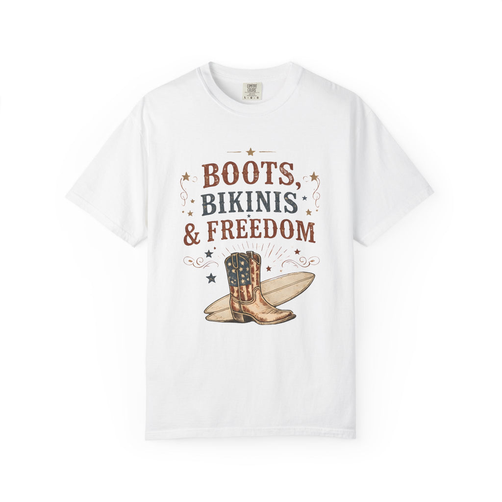 Boots Bikinis Freedom Tee | Comfort Colors 1717