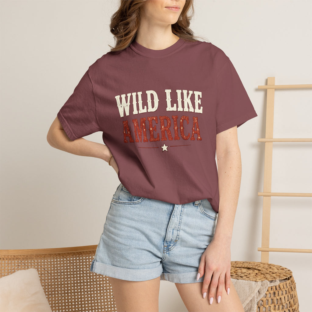 Wild Like America Tee | Comfort Colors 1717