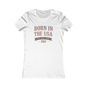 Born In The Usa Tee | Bella+Canvas 6004