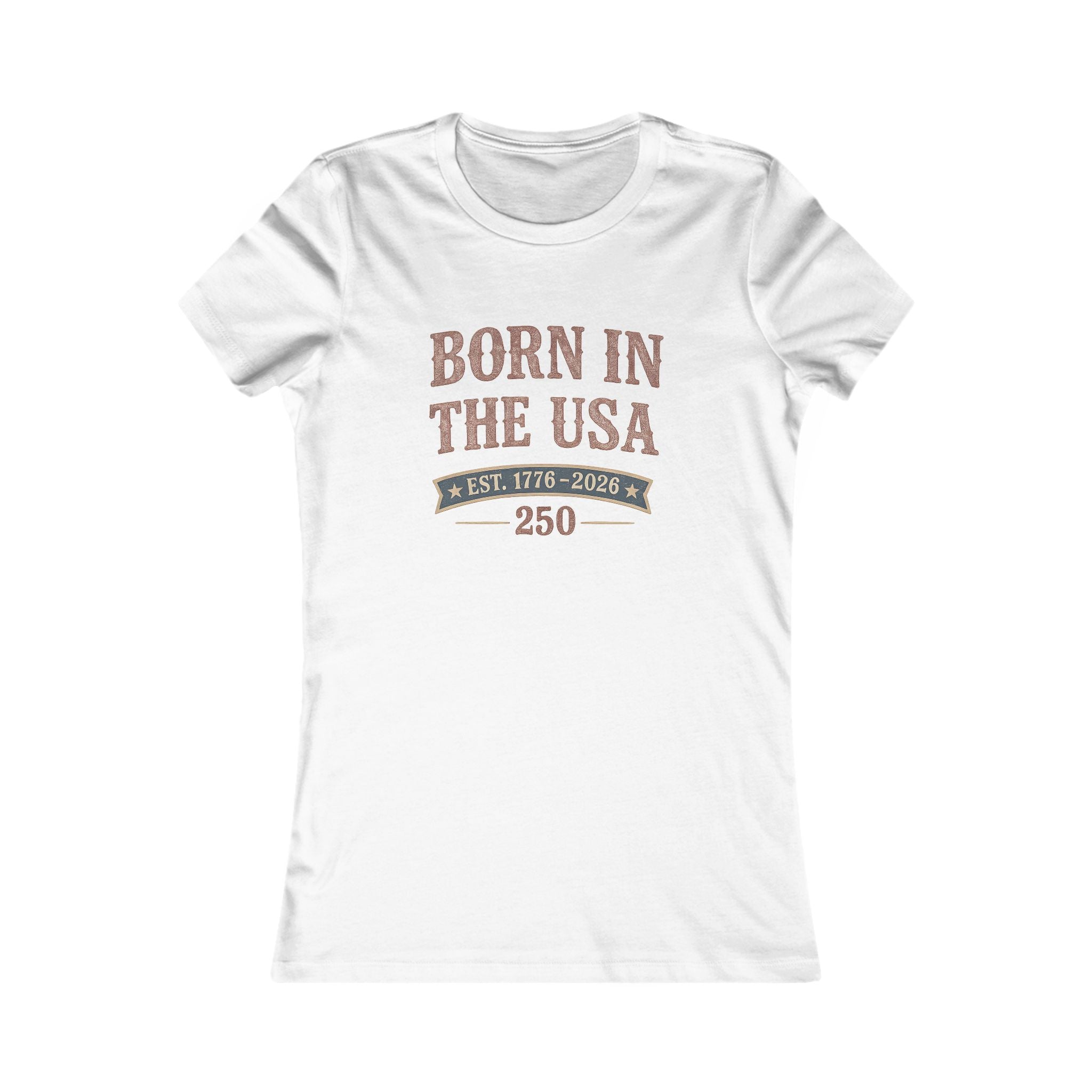 Born In The Usa Tee | Bella+Canvas 6004