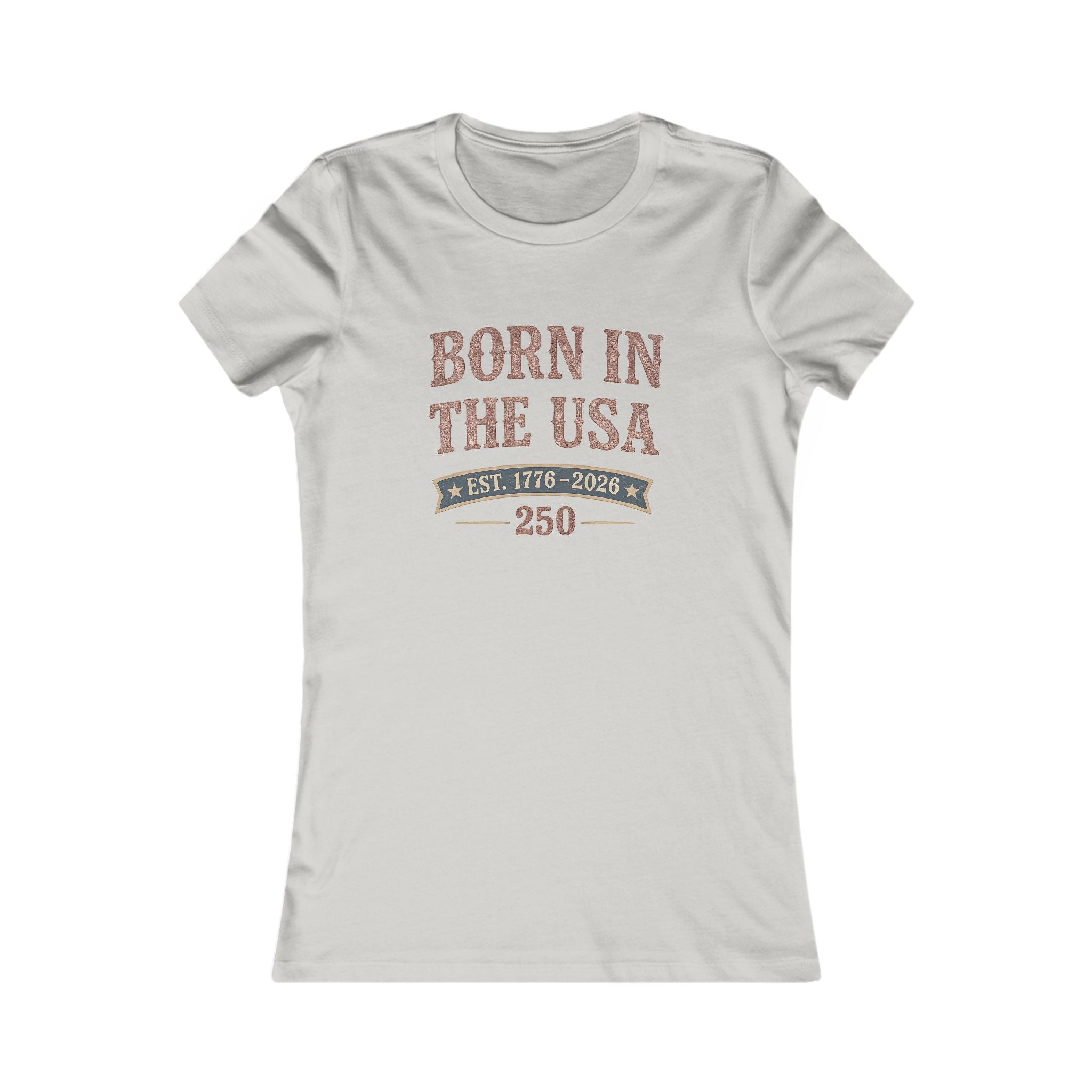 Born In The Usa Tee | Bella+Canvas 6004