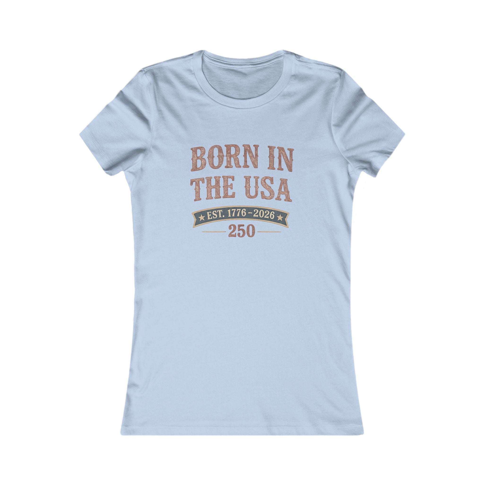 Born In The Usa Tee | Bella+Canvas 6004
