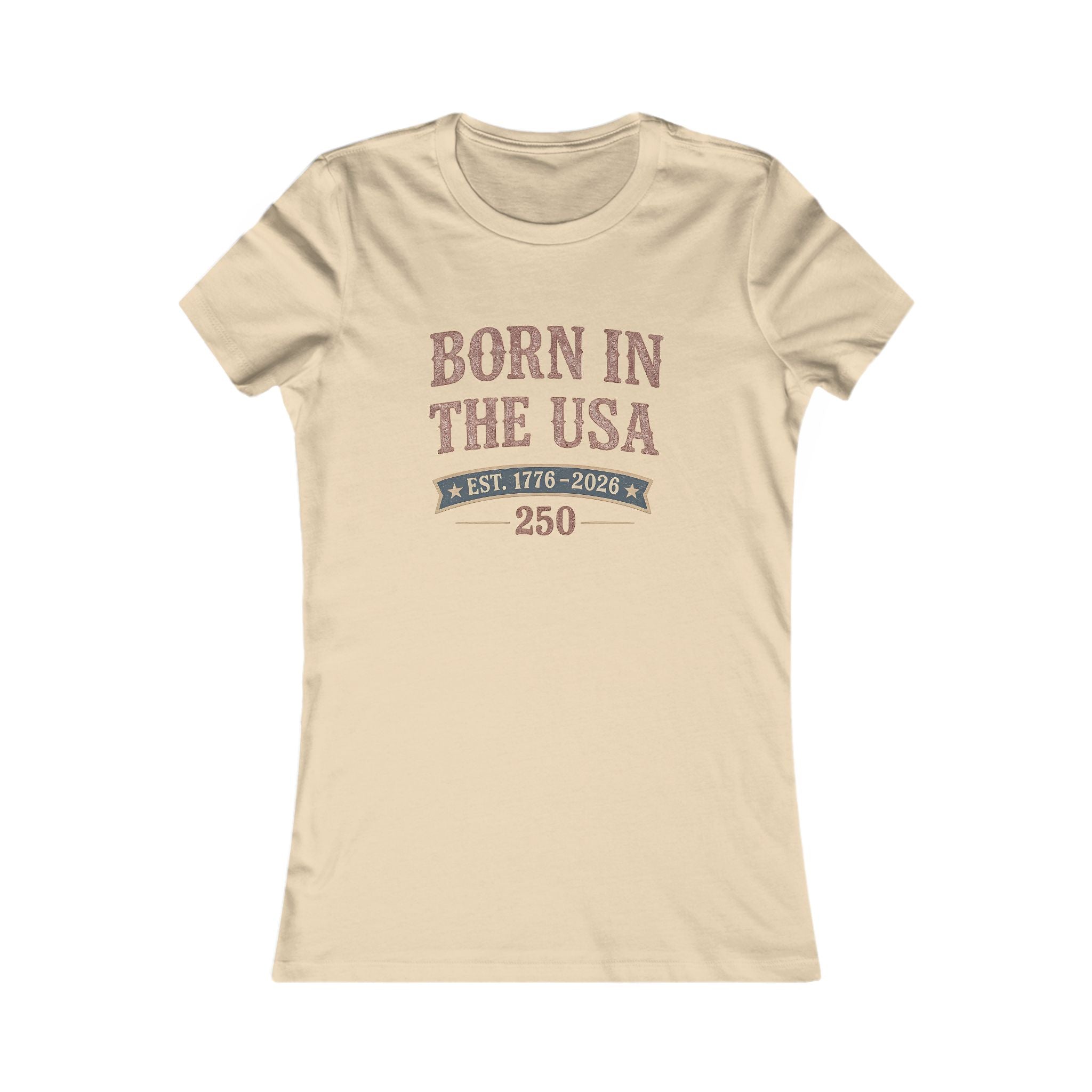 Born In The Usa Tee | Bella+Canvas 6004