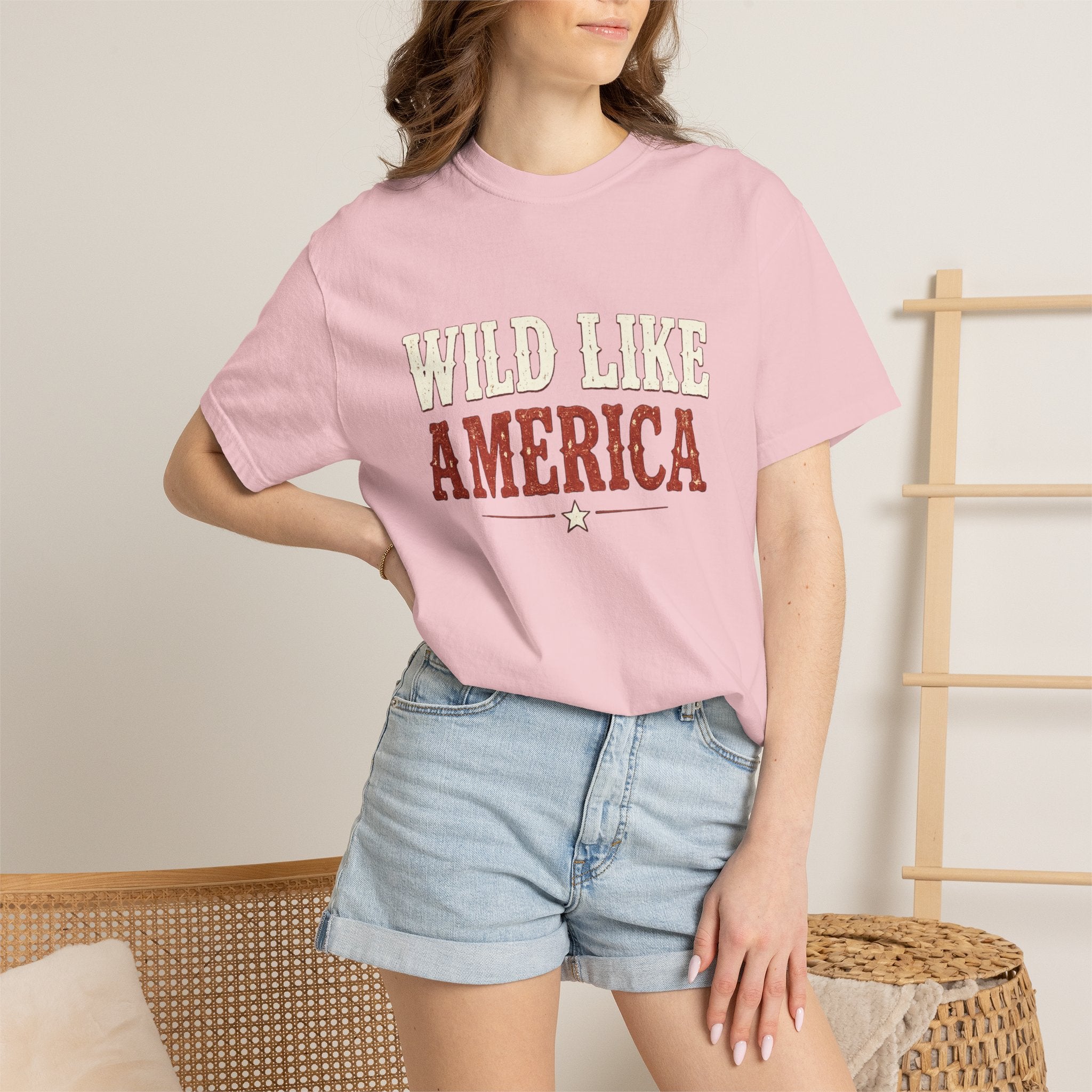 Wild Like America Tee | Comfort Colors 1717