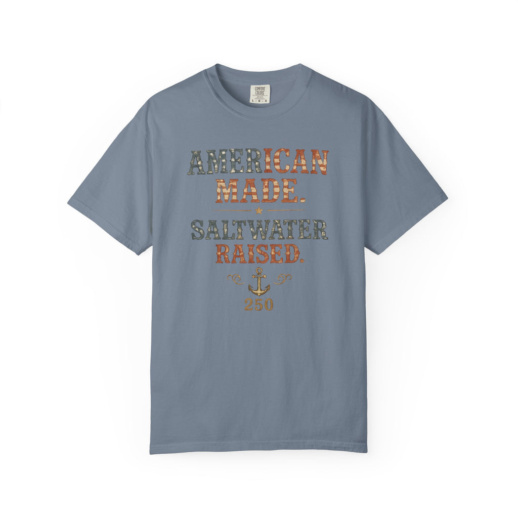 American Made Saltwater Raised Tee | Comfort Colors 1717