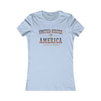 United States Of America Tee | Bella+Canvas 6004
