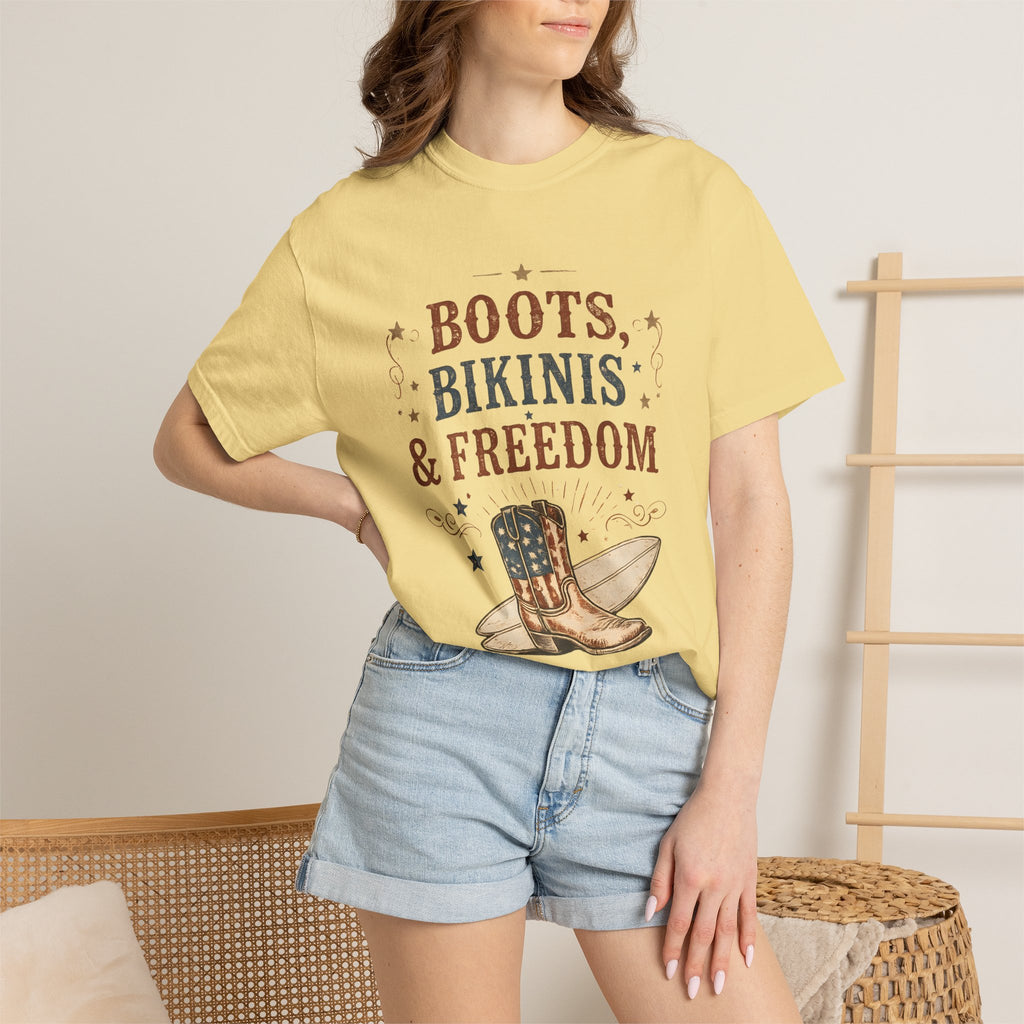 Boots Bikinis Freedom Tee | Comfort Colors 1717