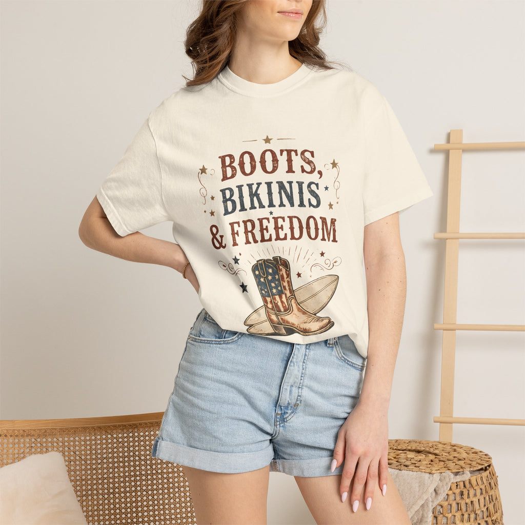 Boots Bikinis Freedom Tee | Comfort Colors 1717