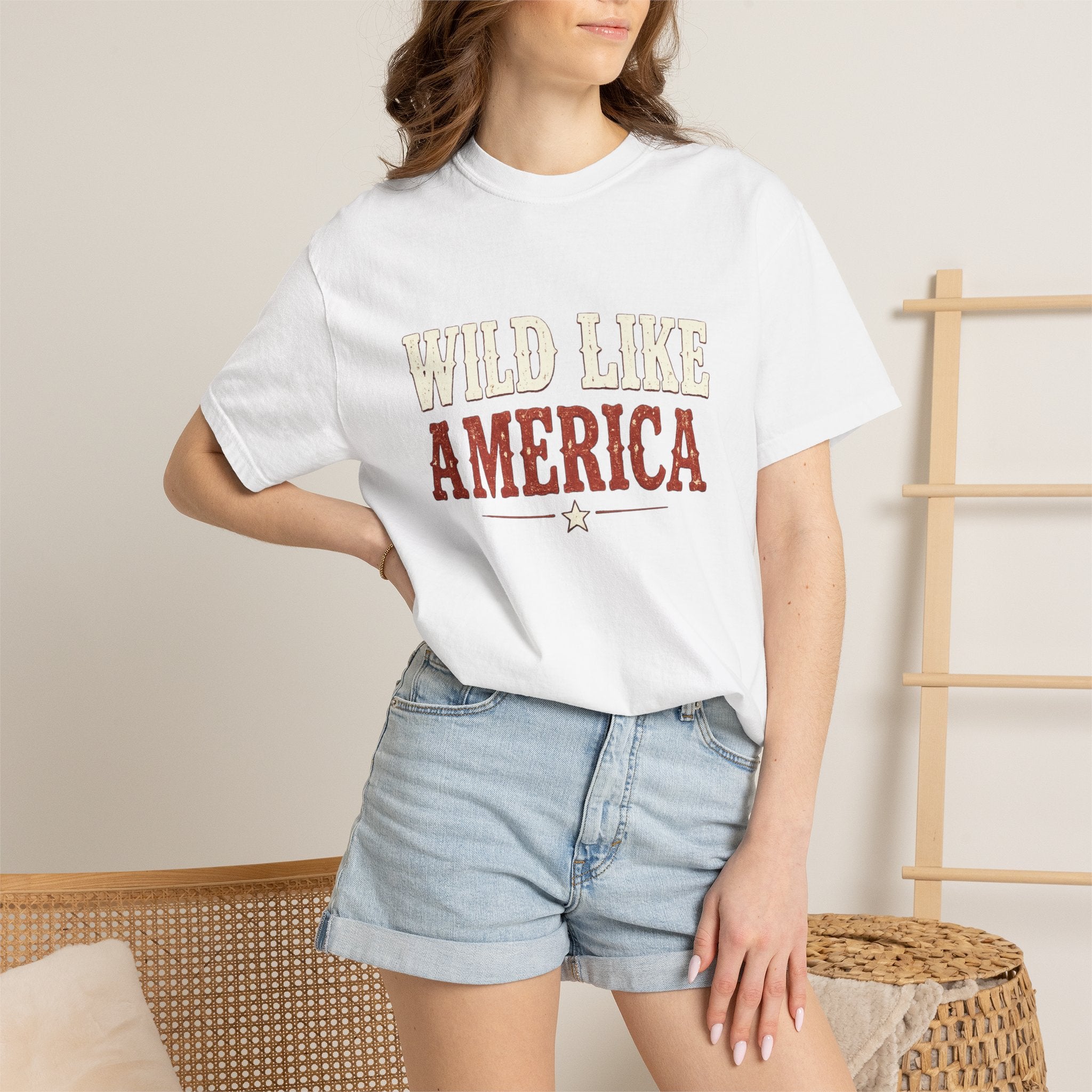 Wild Like America Tee | Comfort Colors 1717
