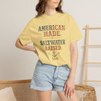 American Made Saltwater Raised Tee | Comfort Colors 1717