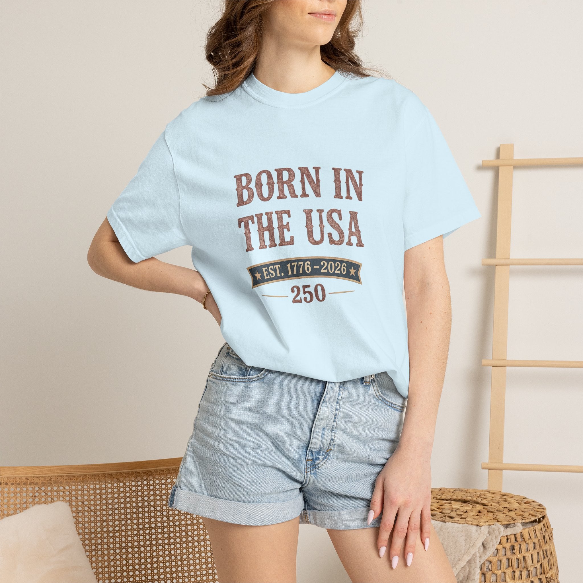 Born In The Usa Tee | Comfort Colors 1717