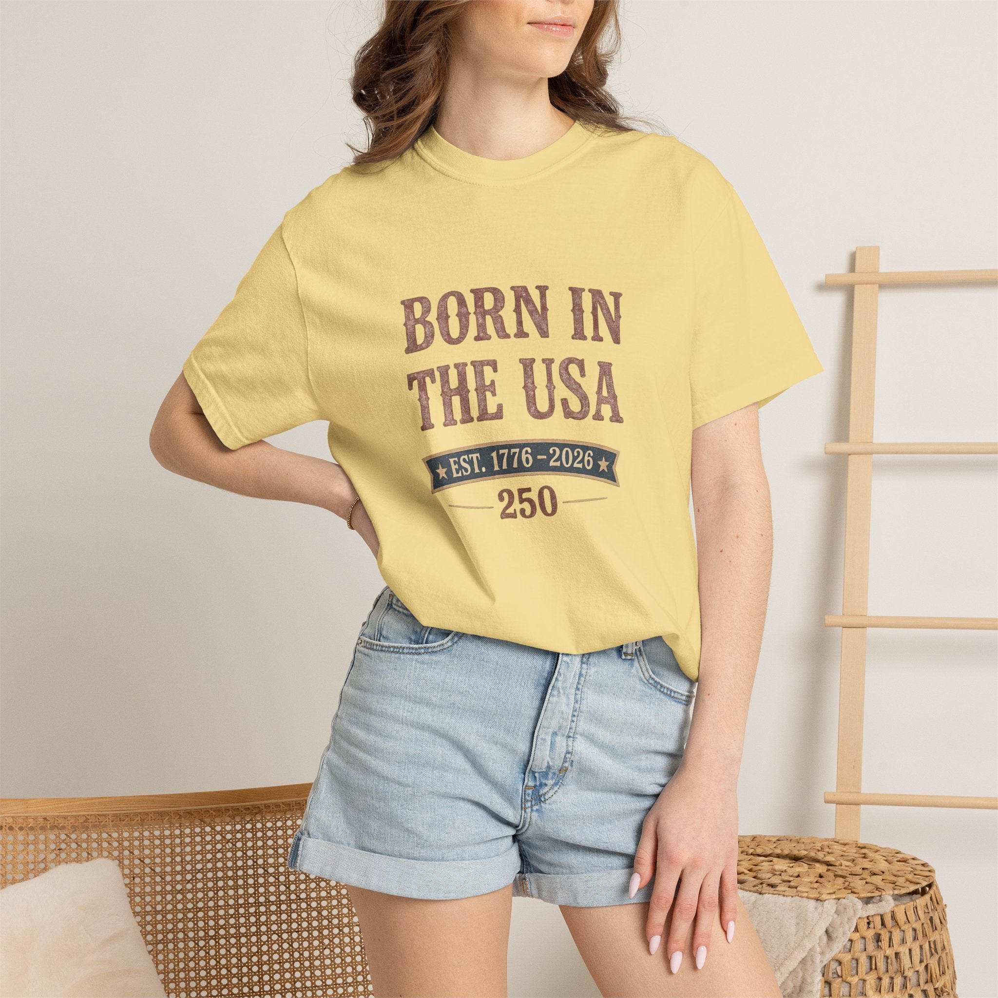 Born In The Usa Tee | Comfort Colors 1717