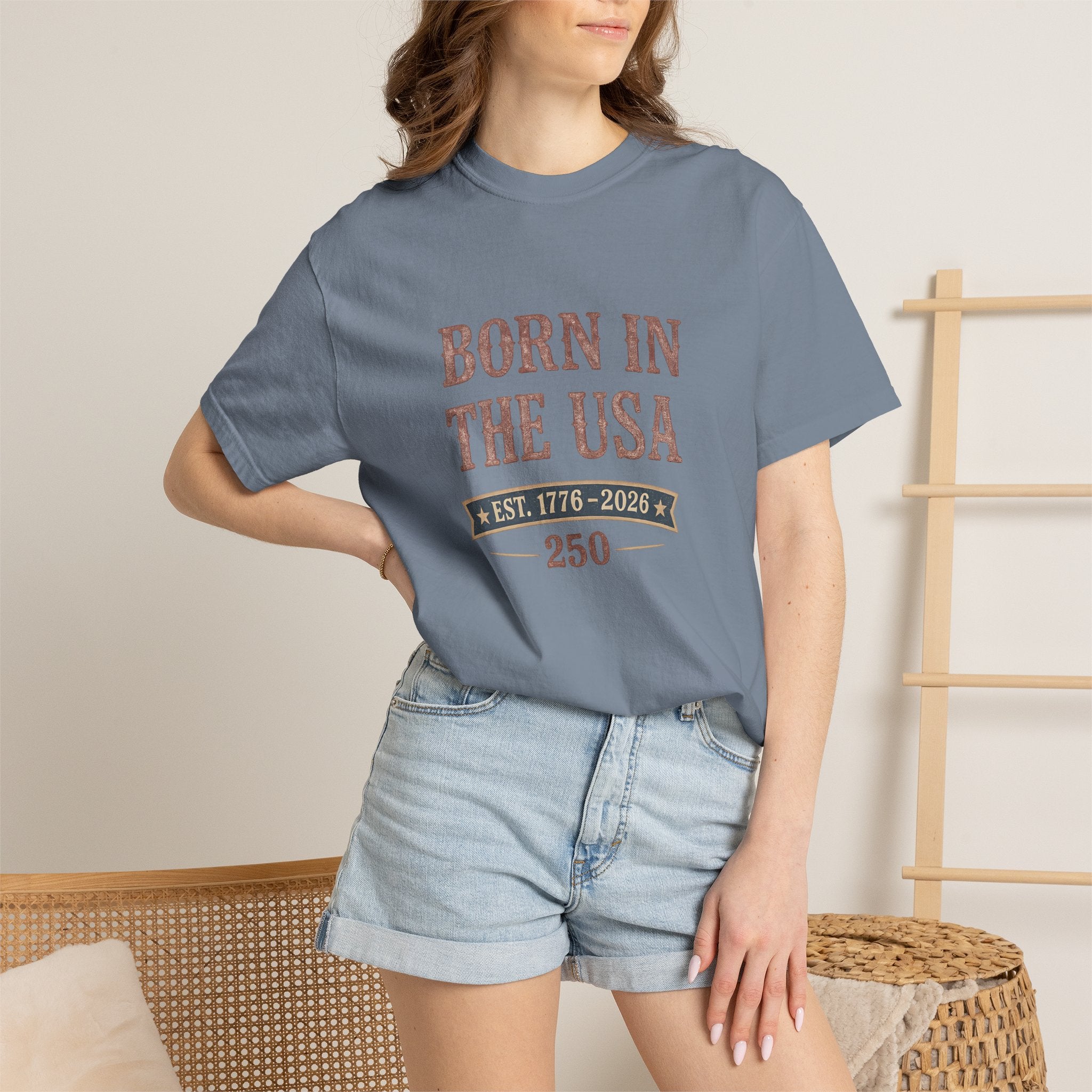 Born In The Usa Tee | Comfort Colors 1717