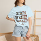 Stars Stripes Tan Lines Tee | Comfort Colors 1717