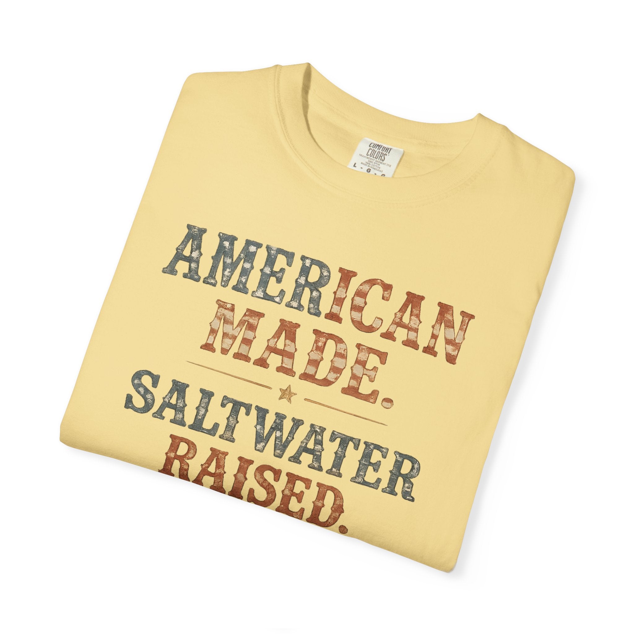 American Made Saltwater Raised Tee | Comfort Colors 1717