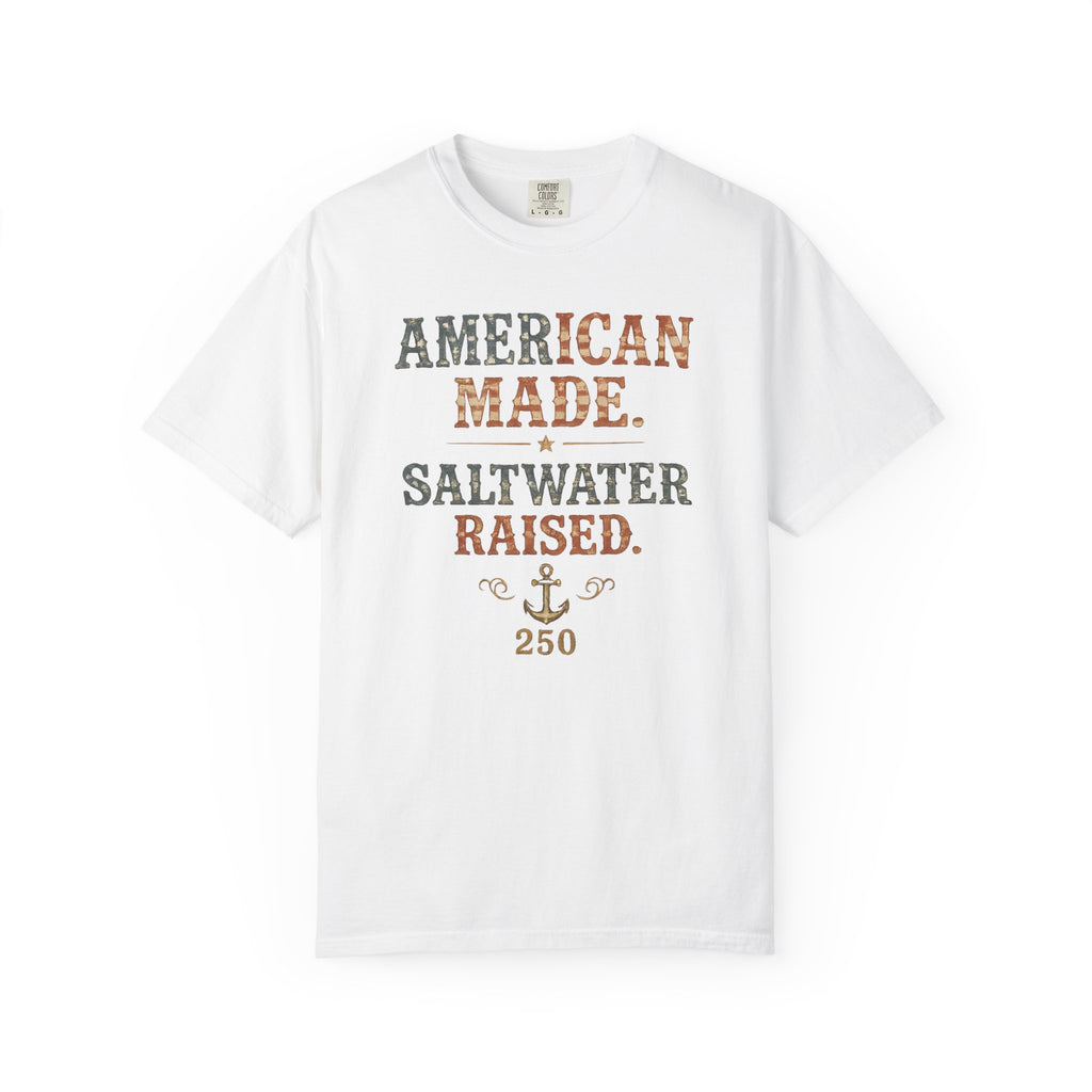 American Made Saltwater Raised Tee | Comfort Colors 1717