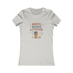 Boots Bikinis Freedom Tee | Bella+Canvas 6004