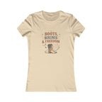Boots Bikinis Freedom Tee | Bella+Canvas 6004