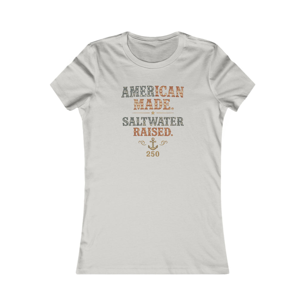 American Made Saltwater Raised Tee | Bella+Canvas 6004