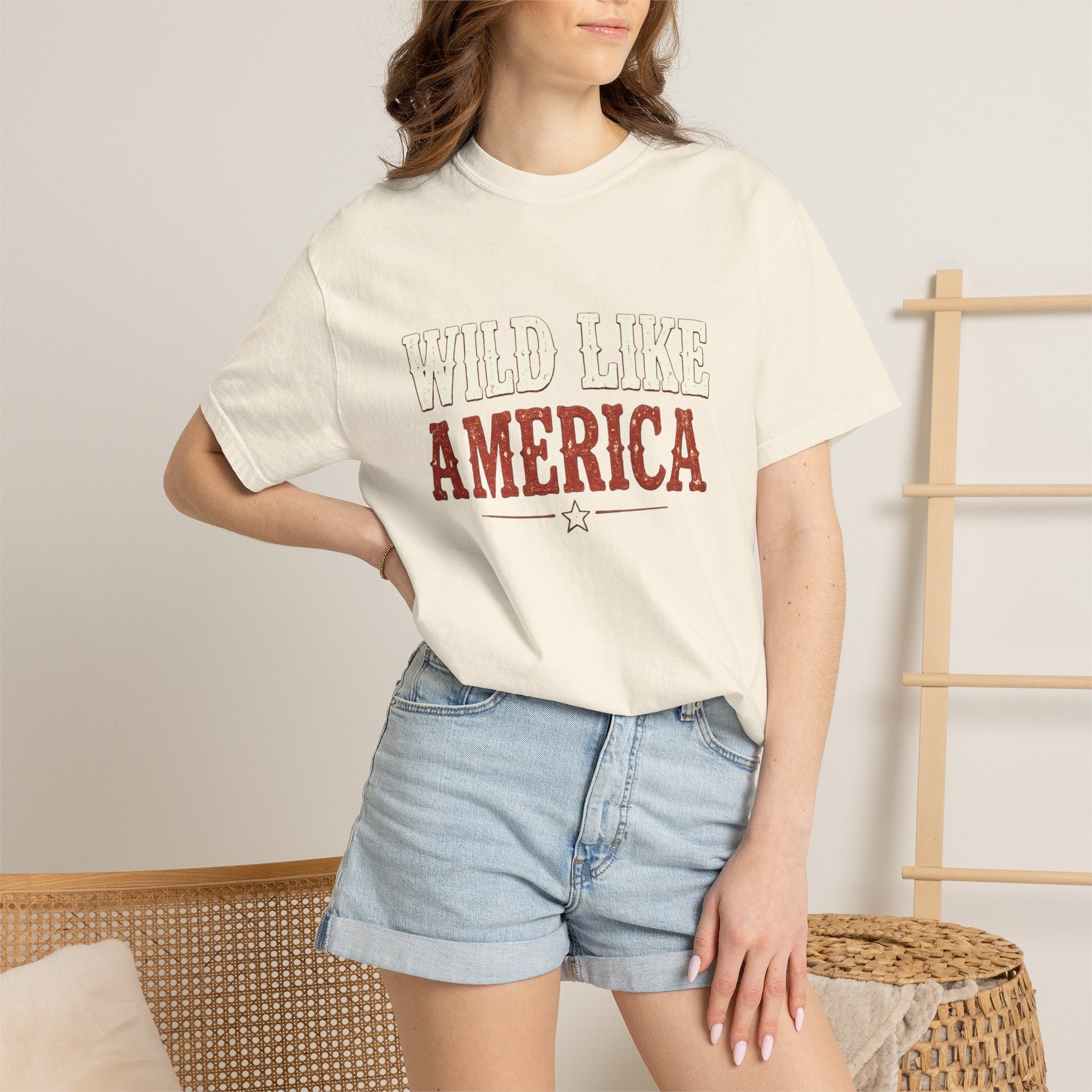 Wild Like America Tee | Comfort Colors 1717