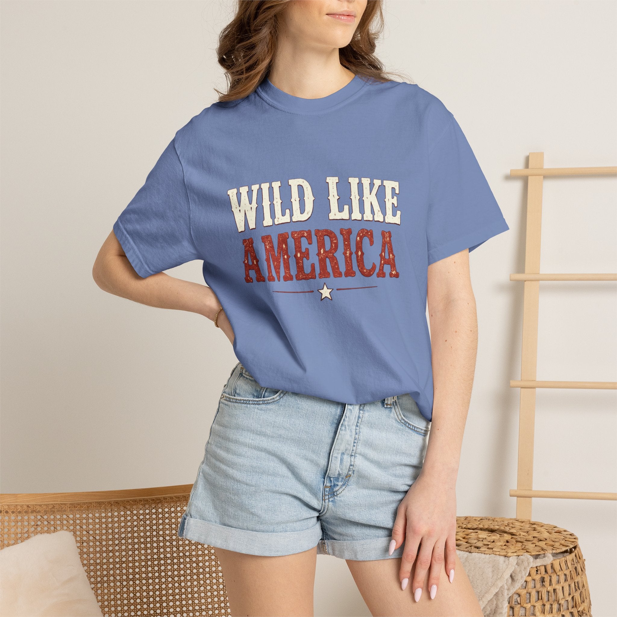 Wild Like America Tee | Comfort Colors 1717