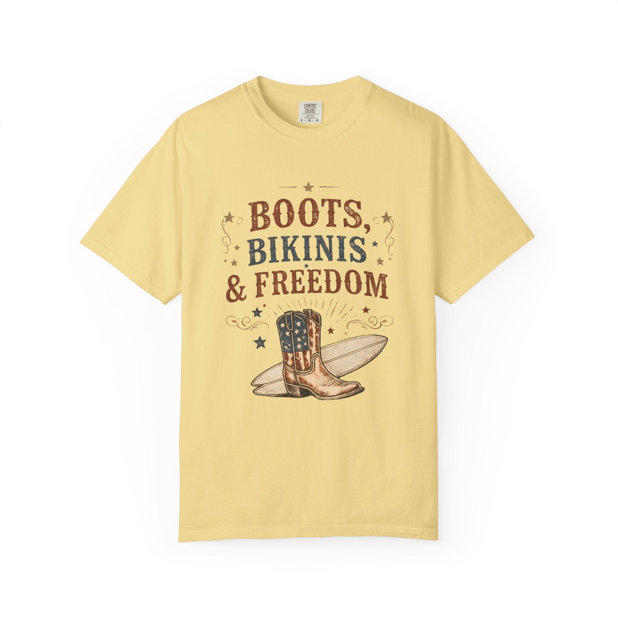 Boots Bikinis Freedom Tee | Comfort Colors 1717