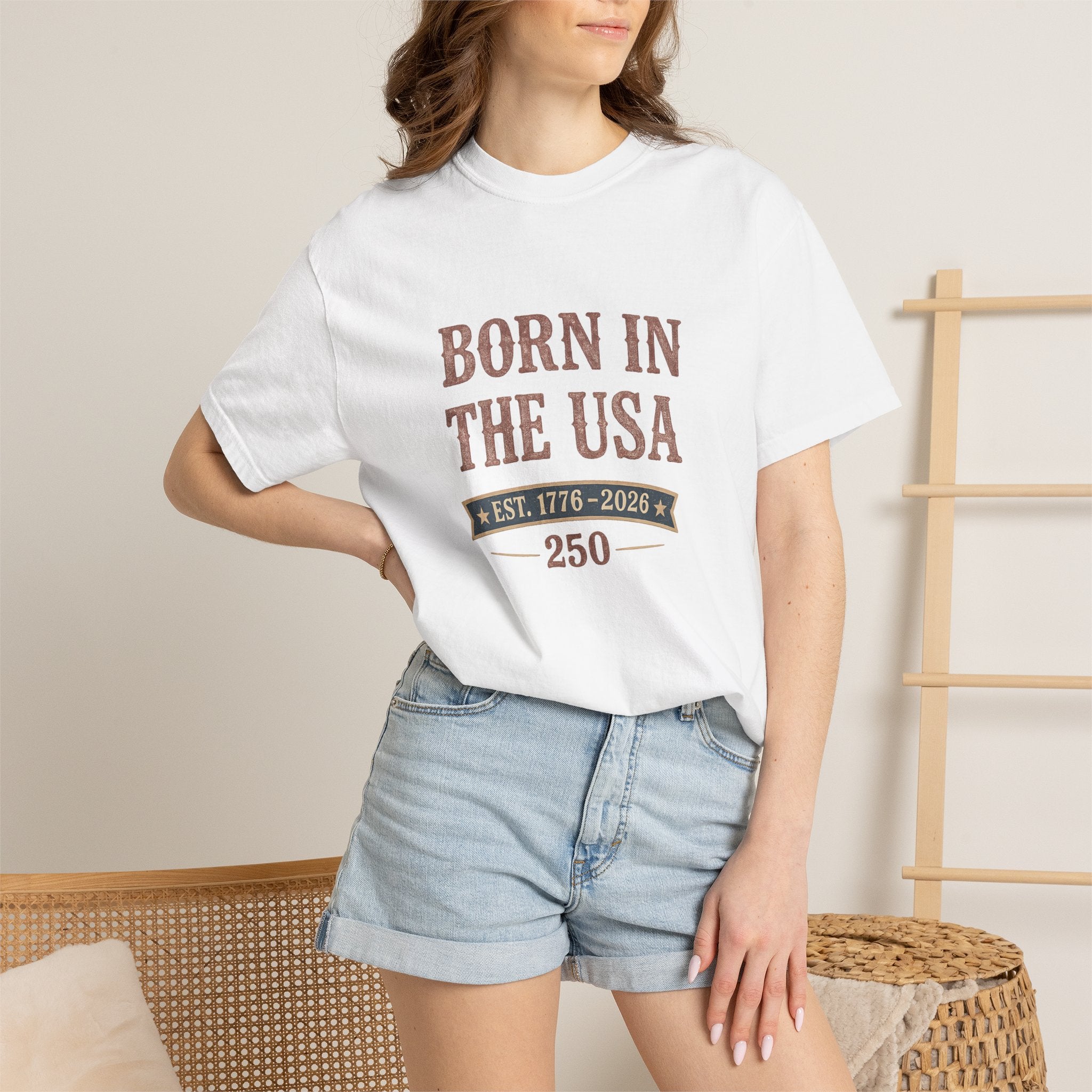 Born In The Usa Tee | Comfort Colors 1717