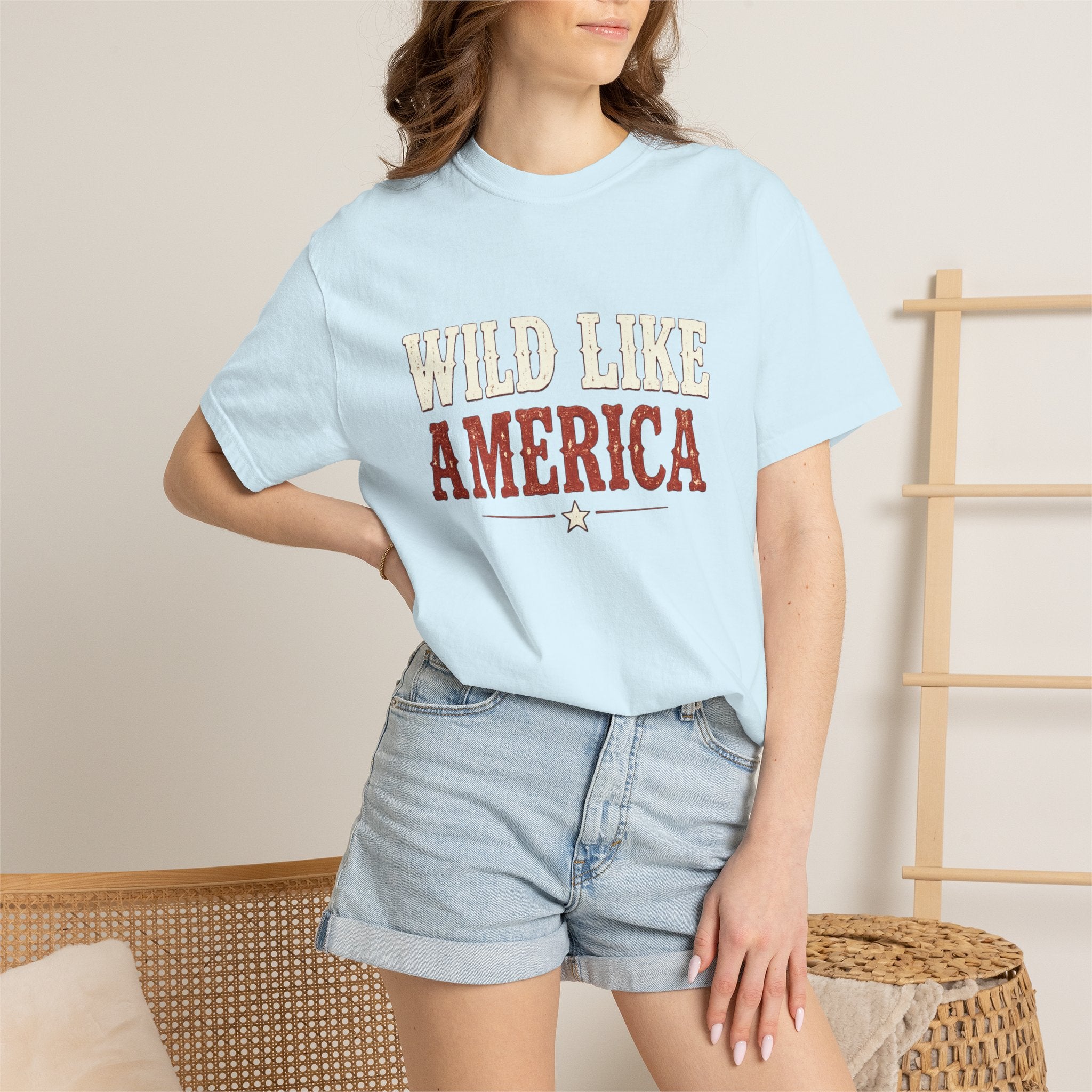 Wild Like America Tee | Comfort Colors 1717