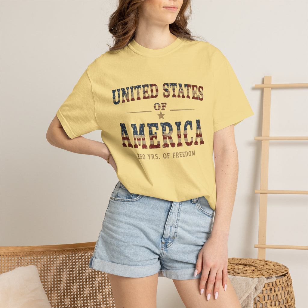 United States Of America Tee | Comfort Colors 1717