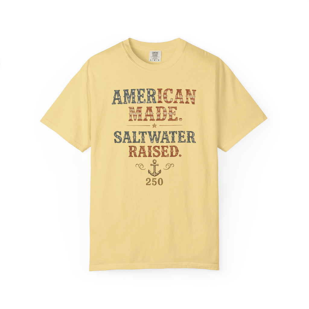 American Made Saltwater Raised Tee | Comfort Colors 1717