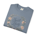 Sweet Liberty Floral Tee | Comfort Colors 1717