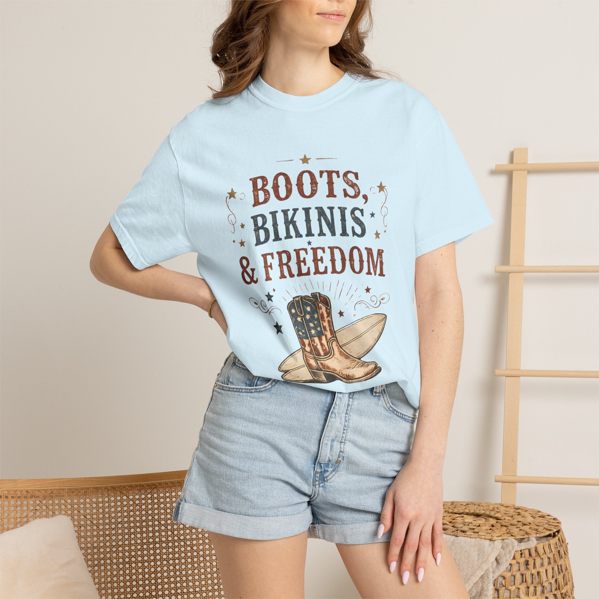 Boots Bikinis Freedom Tee | Comfort Colors 1717