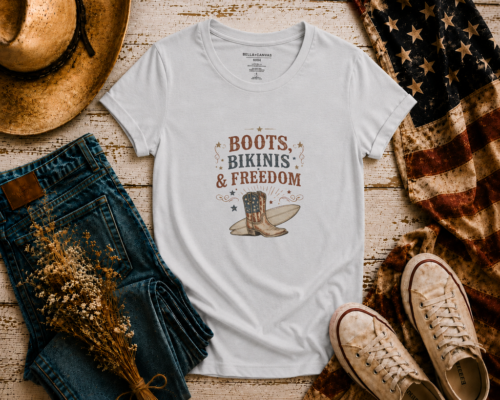 Boots Bikinis Freedom flatlay - Silver