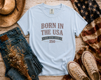Born In The Usa flatlay - Chambray