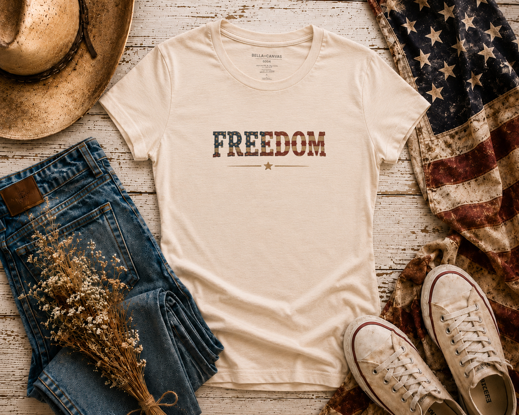 Freedom flatlay - Soft Cream