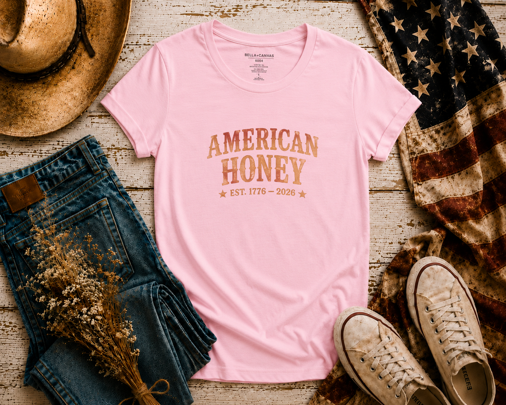 American Honey flatlay - Pink