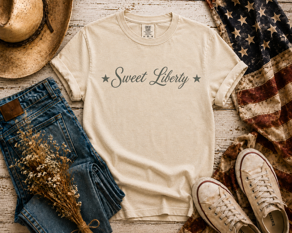 Sweet Liberty flatlay - Ivory