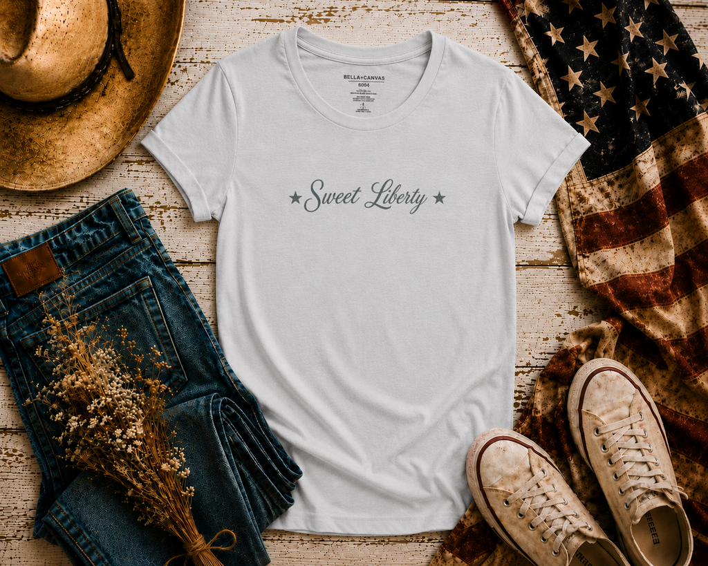 Sweet Liberty flatlay - Silver