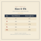 Bella+Canvas 6004 size chart